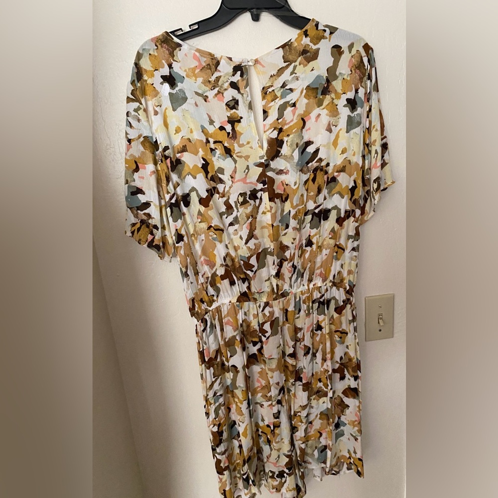 Floral romper shorts XL